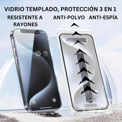 Protector de Pantalla 3 en 1 para Smartphone (iPhone y Samsung)