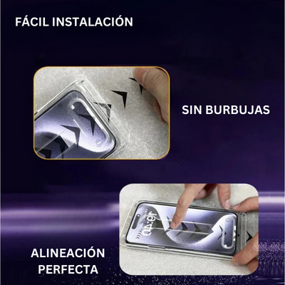Protector de Pantalla 3 en 1 para Smartphone (iPhone y Samsung)