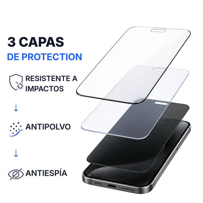 Protector de Pantalla 3 en 1 – iPhone y Samsung
